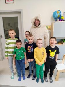 Wizyta zajączka wielkanocnego