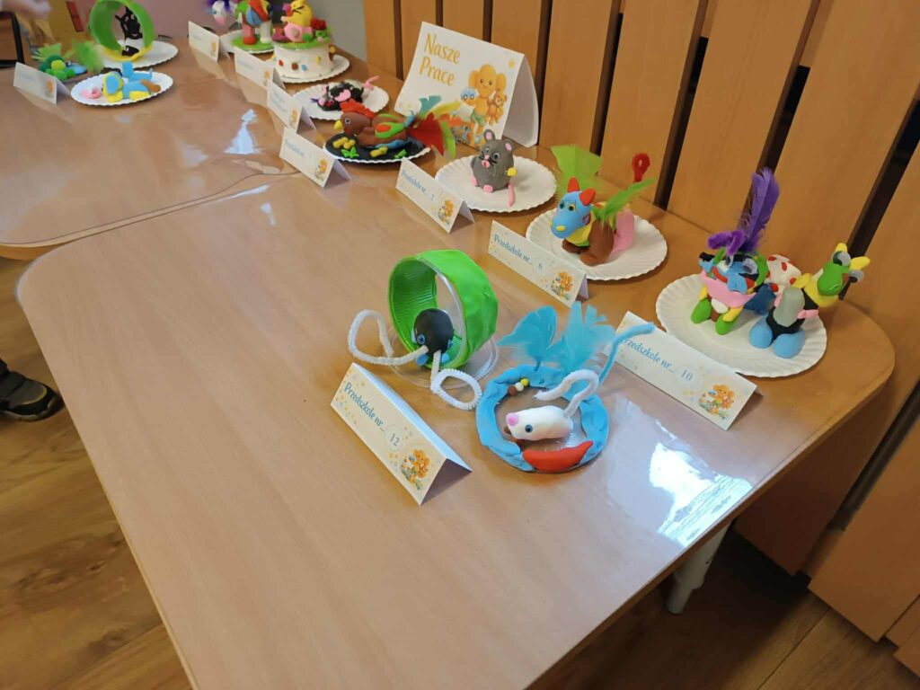 prace plastyczne różnych przedszkoli