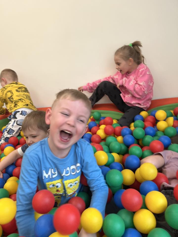 Zabawy w sali rehabilitacji