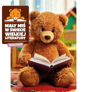 Logo projektu edukacyjnego "Mały miś w świecie wielkiej literatury".